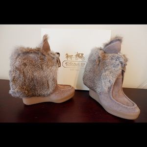 Coach scout suede/rabbit